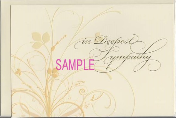 Graceful Expression Sympathy Card