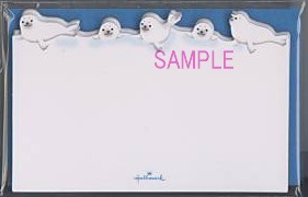 メッセージカード「アザラシ」