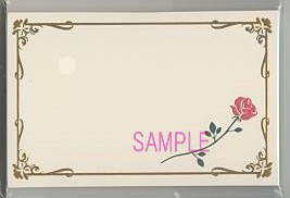 メッセージカード（ローズ）