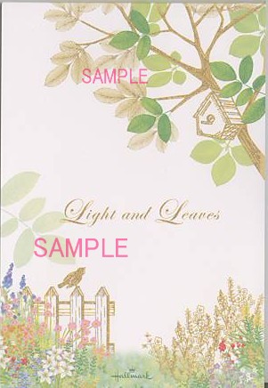 はがき箋「Light and Leaves」